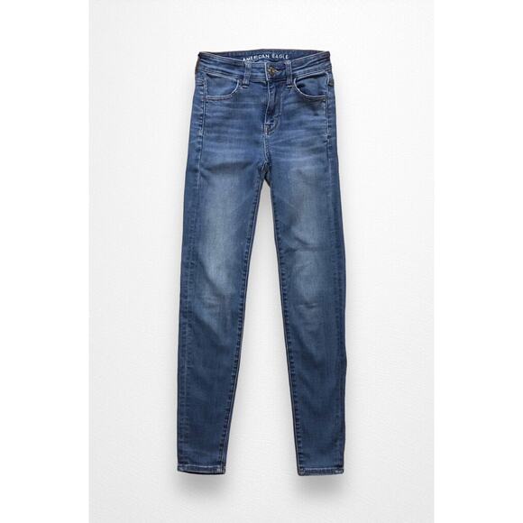 American Eagle Hi-Rise Jegging Jeans, Size 00 - Picture 1 of 8